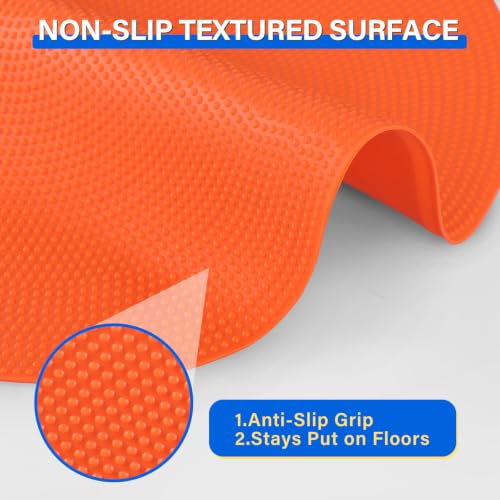HighRazon 4 Inch Poly Spot Markers, Non-Slip Floor Dots - 12 Pcs Set