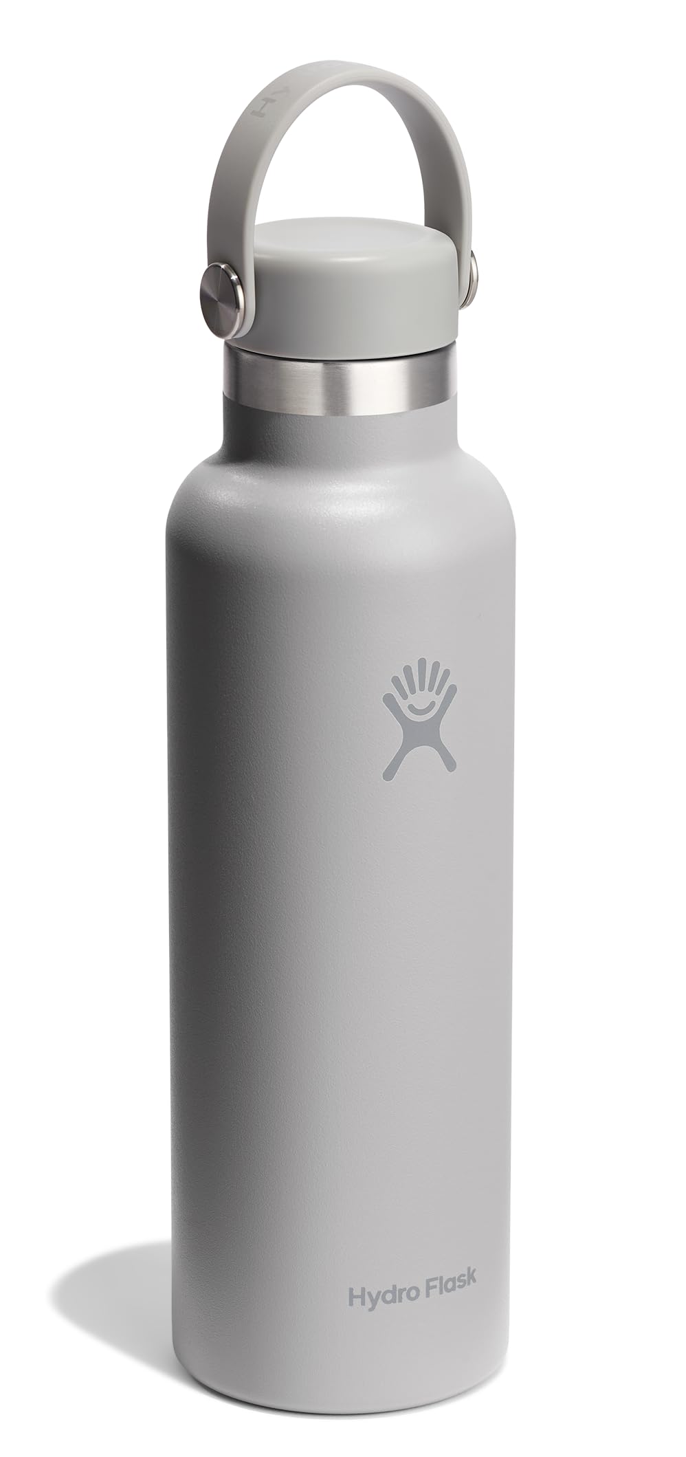 Hydro Flask Water Bottle - Insulated Stainless Steel - Non Spill, Leakproof in 21 Oz Birch Gray