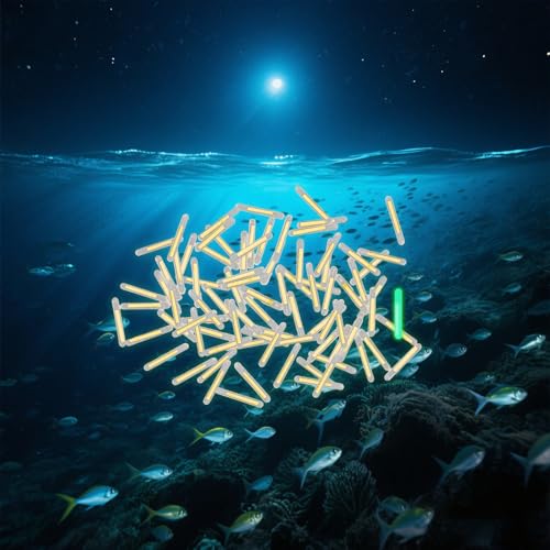 50PCS Mini Glow Fishing Float Light Sticks - Night Fishing