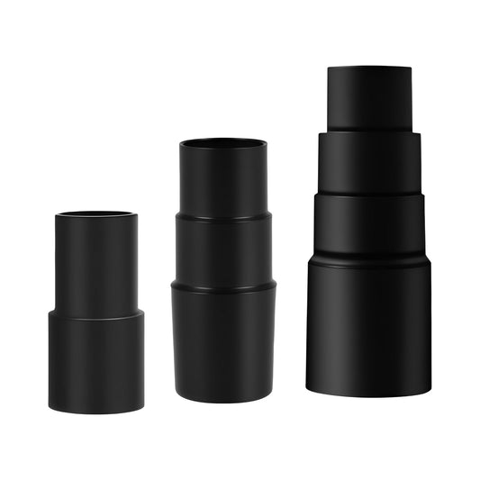 3Pcs Universal Vacuum Hose Adapter Wet Dry Vacuum Adapter for Shop Vacuum - Converts 1-3/8" to 1-1/4", 1-1/2" to 1-3/8" to 1-1/4", 1" to 1-1/8" to 1-3/8" to 1-5/8"