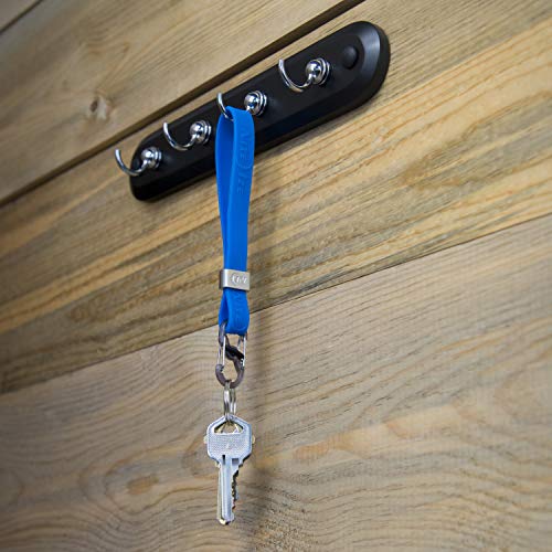 Cinch-A-Lot Stretch Key Strap - Adjustable Silicone - Blue