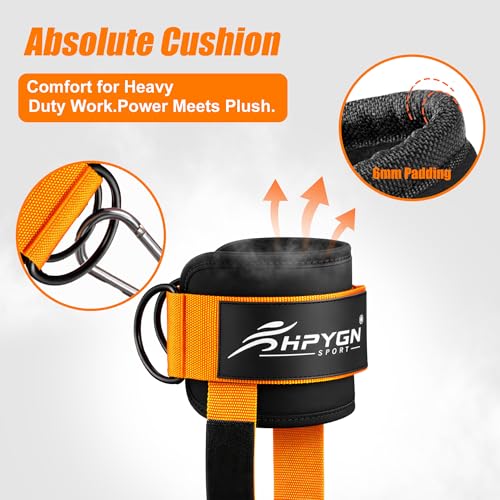 Adjustable Padded Ankle Strap for Cable Machine Workouts