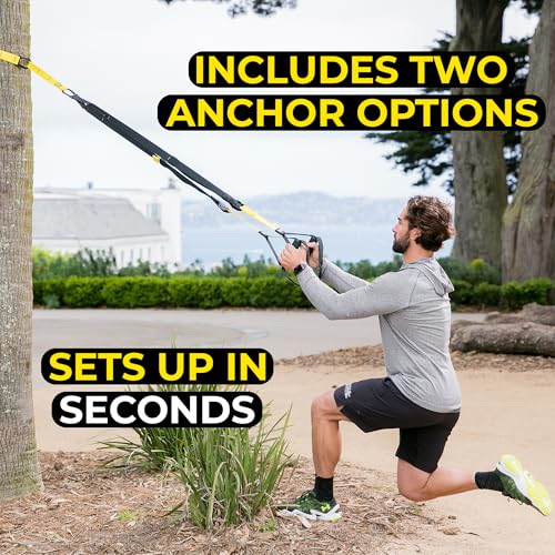 All-In-One Suspension Training Kit – Home Gym System with Anchors