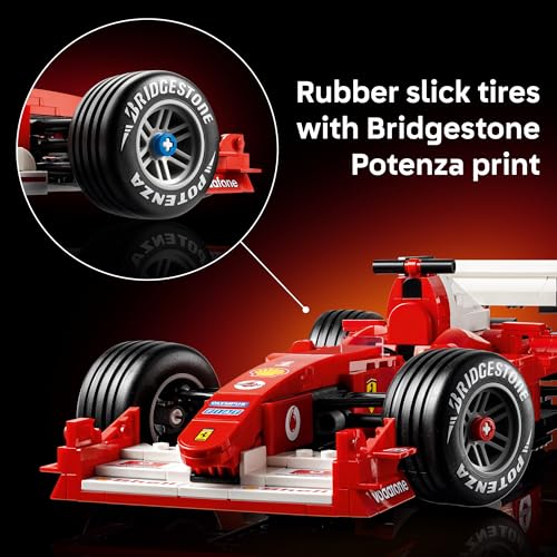LEGO Icons Ferrari F2004 Building Set with Michael Schumacher Minifigure - 11375