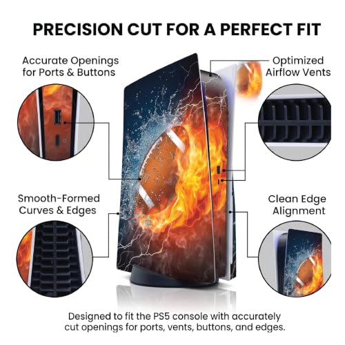 American Football Vinyl Skin Wrap for PS5 Slim Console & Controller