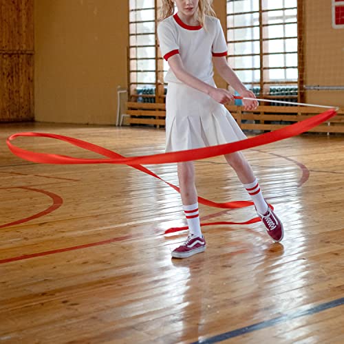 2pcs Dance Ribbons with Wand - 78.7 Inch Twirling Streamers