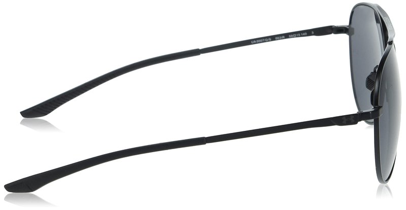 UA Unisex UA Instinct Sunglasses, Matte Black Frame w/ Gray Lenses