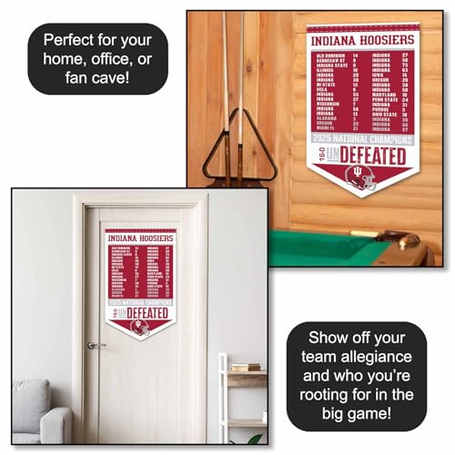 Indiana Hoosiers National Champions Banner - 15x24 Inch
