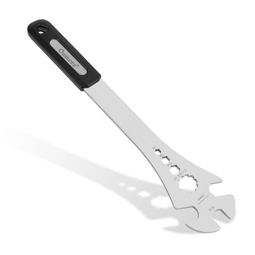 Oumers Bike Pedal Wrench, Bicycle Pedal Removal Spanner with Extra Long Handle, Multi-use 15mm,9/16 Pedal Removal Tool and 10mm/8mm/6mm Hexagon Hole