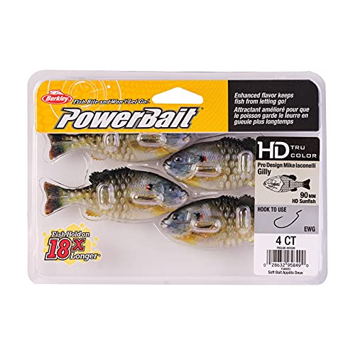 PowerBait Gilly Fishing Soft Bait - 90mm HD Sunfish