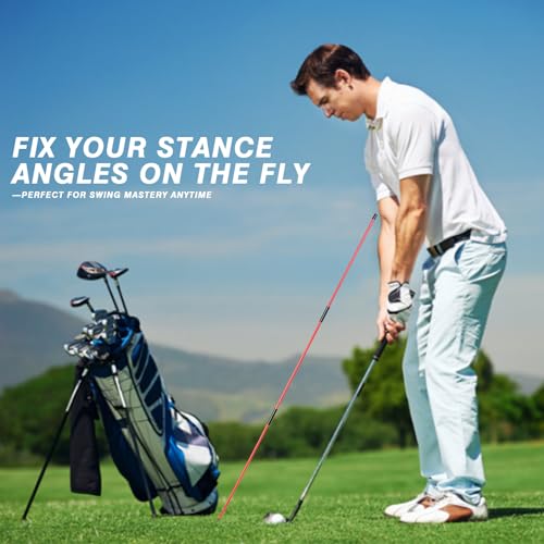 Collapsible Golf Alignment Sticks - 3 Pack, 40 Inch Training Rods