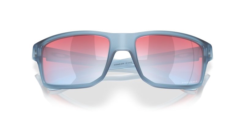 Oakley OO9449 Gibston Sunglasses, Matte Transparent Stonewash/Prizm Snow Sapphire, 60 mm
