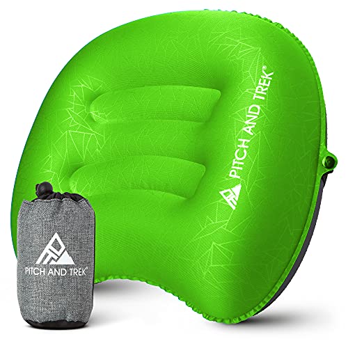 Ultralight Inflatable Camping Pillow for Neck & Lumbar Support