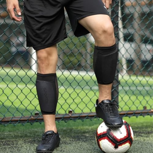 AIMISICAR Kids Youth Soccer Shin Guards for 3-15 Years Old, Boys &