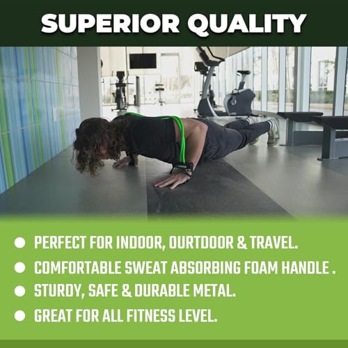 Gorilla Bow Resistance Bands with Handles 150LBS Heavy Duty Multi-Layer Workout Set