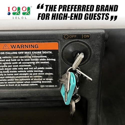 Golf Cart Ignition Key Set for Club Car DS 1982-Up - 2 Pack