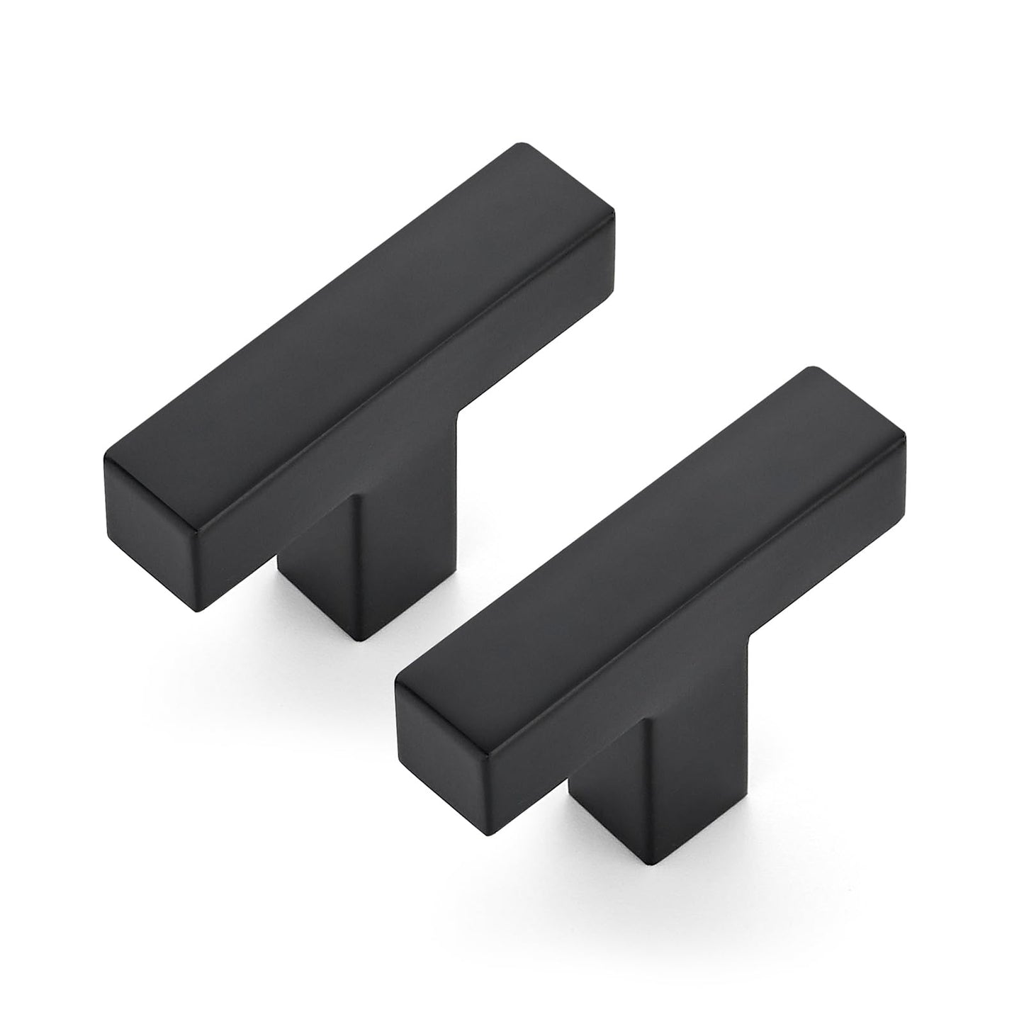 JOY DECOR 4 Pack Cabinet Knobs, Black Cabinet Handles, 2 Inch Kitchen Knobs, Single Hole Drawer Hardware for Dresser Drawers