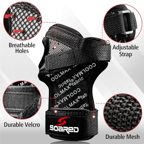 KULEDM Medium Wrist Guard Protective Gear for Skating, Snowboarding & More