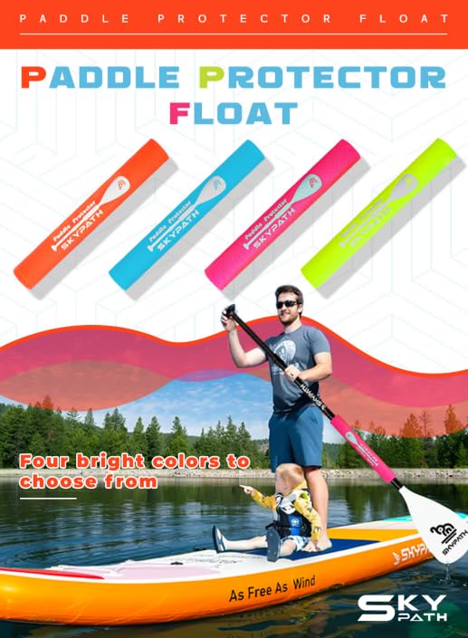 SkyPath Blue Paddle Float for Kayak & SUP Board - Buoyancy Aid & Paddle Protection