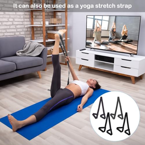 Adjustable Yoga Mat Carrier Strap - 4PCS Black Sling Holder