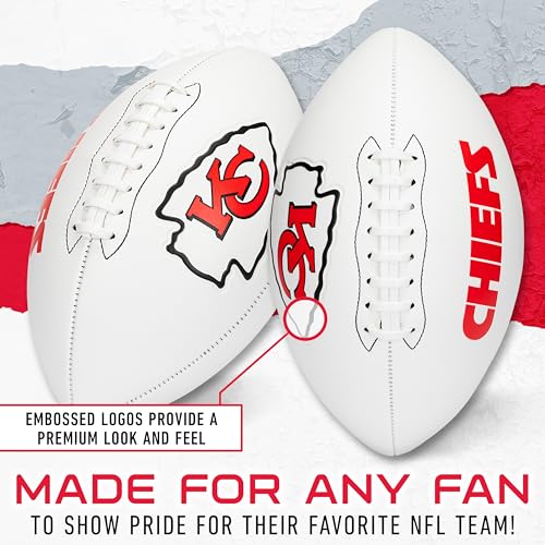NFL Autograph Football - Official Size, Kansas City Chiefs Design