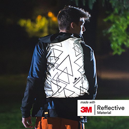Salzmann Silver Reflective Backpack Cover, 3M Scotchlite Waterproof 28L Standard