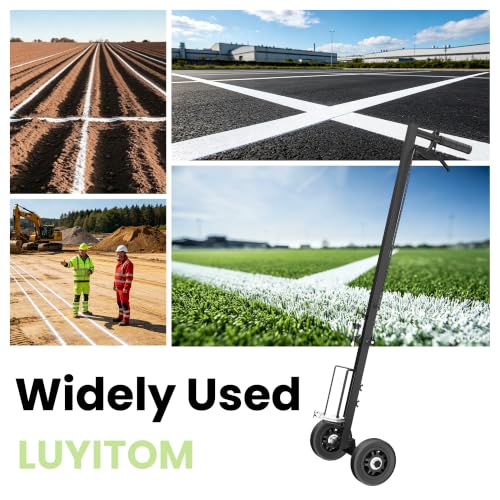 Dual-Wheel Line Painting Wand with Inverted T-Tip Nozzle