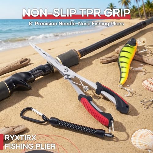 Stainless Steel Fishing Pliers with Ergonomic Handle