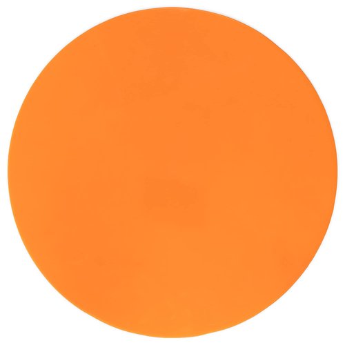 Champion Sports Round Poly Spot Markers for Sports, Activities, and Social Distancing - 10-inch, Set of 12 - Orange