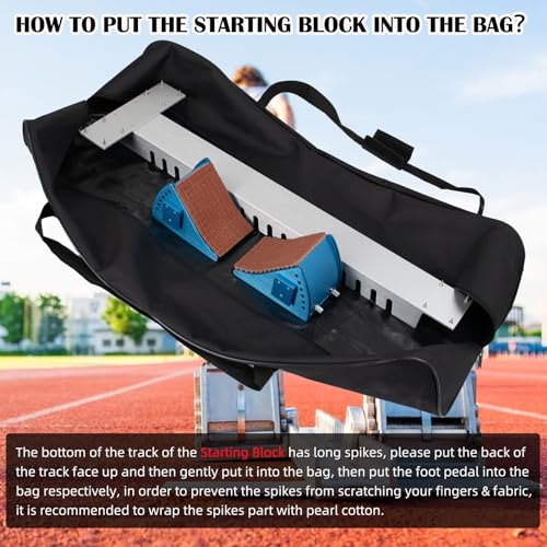Supvision 37.4in Foldable Duffle Bag for Starting Blocks – Gym Bag Travel Locker