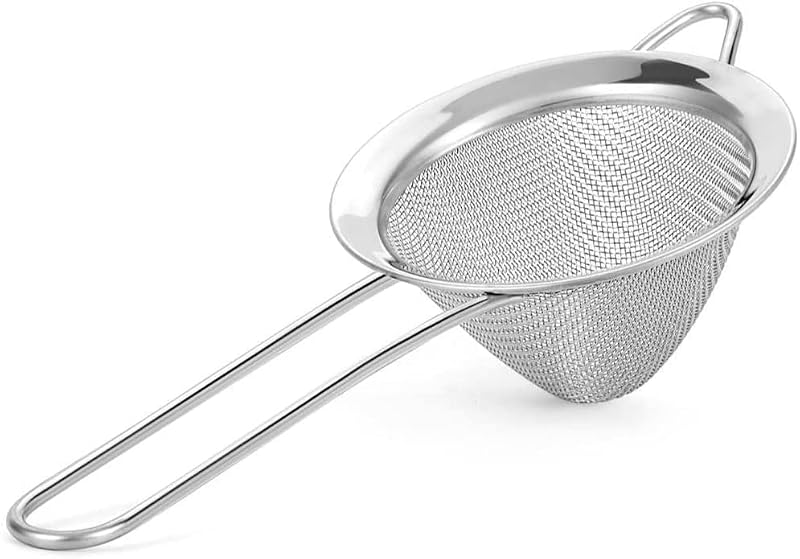 Fine Mesh Strainer - 3.3 Inch Conical Sieve for Tea, Coffee, Juice