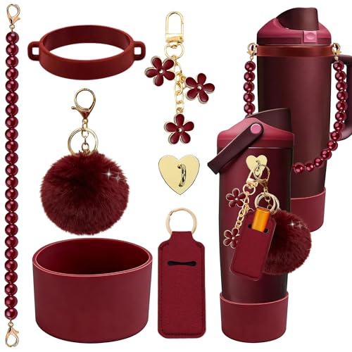 Owala Sway Boot Charms Accessories Set - Black Cherry for 30oz & 40oz