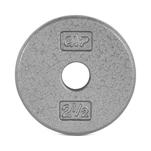 Standard 1-Inch Cast Iron Weight Plate - 2.5 lb Gray