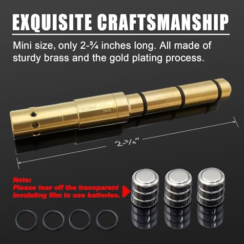 Angeebin 7.62/.308WIN/.32acp/30-30WIN/30-06 Laser Bore Sight for Rifles & Pistols