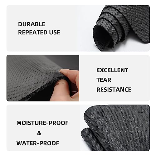Exercise Equipment Mat - 47.3"L x 23.6"W x 0.2"T for Treadmills & Bikes