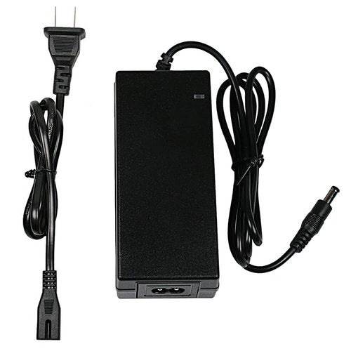 Jucuwe 42V 2A DC Male Power Adapter for 36V Electric Bike Lithium Battery Charger,Escooter Ebike Battery Charger Connector Diameter 5.5mmx2.1mm/2.5mm