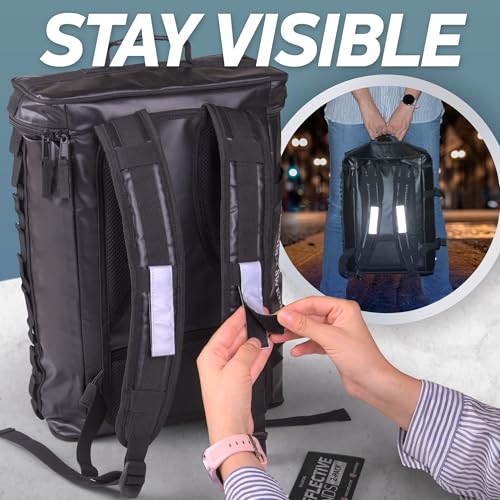 Reflective Backpack Straps - 3M Scotchlite Safety Bands, 2-Pack