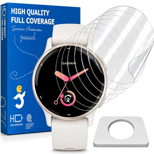 6 Pack Screen Protector for Garmin Vivoactive 5/6 42mm - HD Clear EPU Film