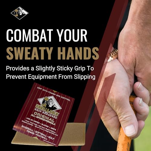 Grip Enhancer Tacky Towel – USA-Made Chalkless Formula – Pack of 3 by Gorilla Gold