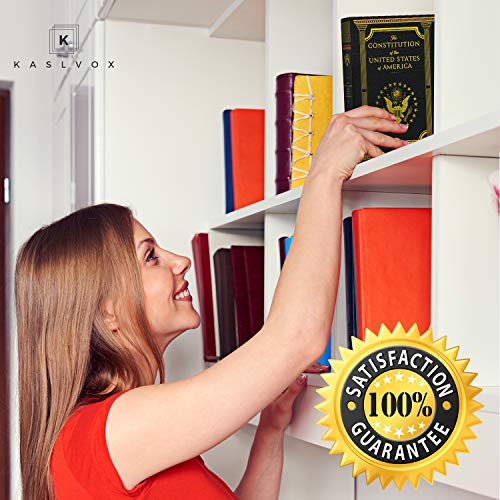 Fake Book Box - Small Safe Box with Combination Lock - Hidden Safe in Plain Sight - Diversion Safes - Secret Safes (Constitution) (Large)