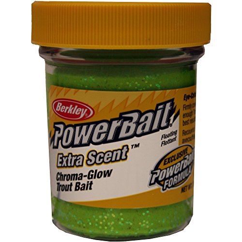 PowerBait Glitter Chrome-Glow Dough, Chartreuse - 1.75 oz