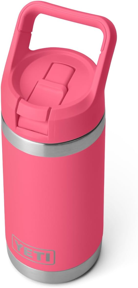 YETI Rambler Jr. Kids Bottle - 12 oz Insulated Design with Straw Cap for Easy Drinking