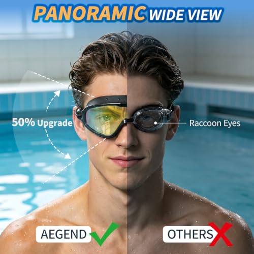 Kids Swim Goggles with Bungee Strap - Anti-Fog, No Leak - Aqua & Bright Rose
