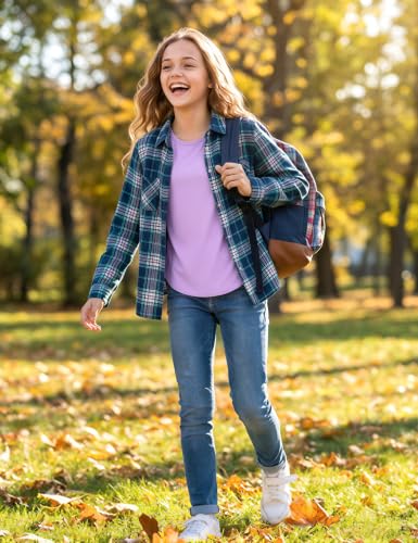 JOCMIC Girls Quick Dry Tank Top UPF50+ 11-12 Purple