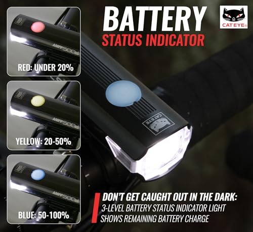 CATEYE AMPP500S USB Rechargeable Bike Headlight - Bright Cycling Light