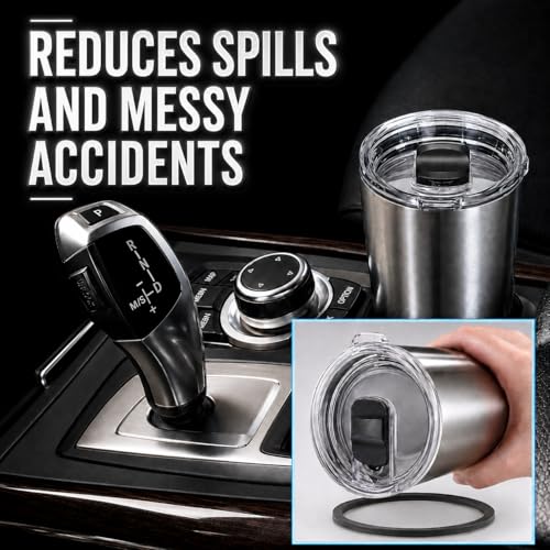 30 oz Replacement Tumbler Lids - Spill-Resistant with Magnetic Slider