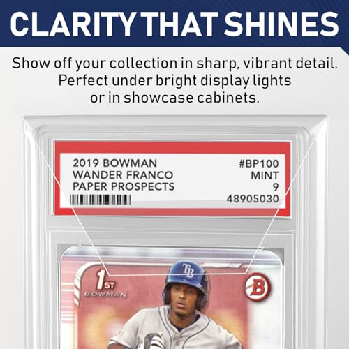 Graded Card Slab Sleeves for PSA Holders - Resealable - 100 Pack