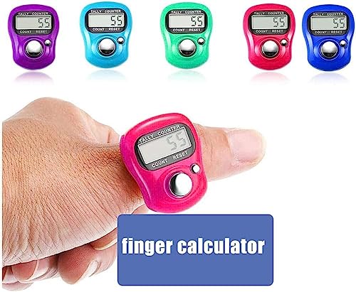 Handheld LED Digital Finger Counter - Blue, 1 Count