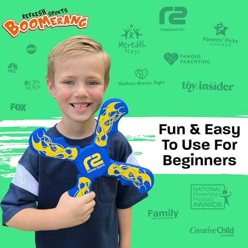 Durable EVA Foam Boomerang - Safe Outdoor Fun Toy for Kids