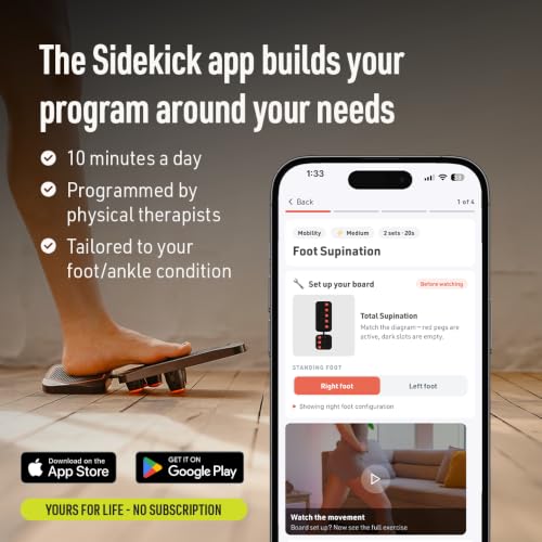 AxisBoard Balance Board for Foot & Ankle Rehab | 10-Day PT Program